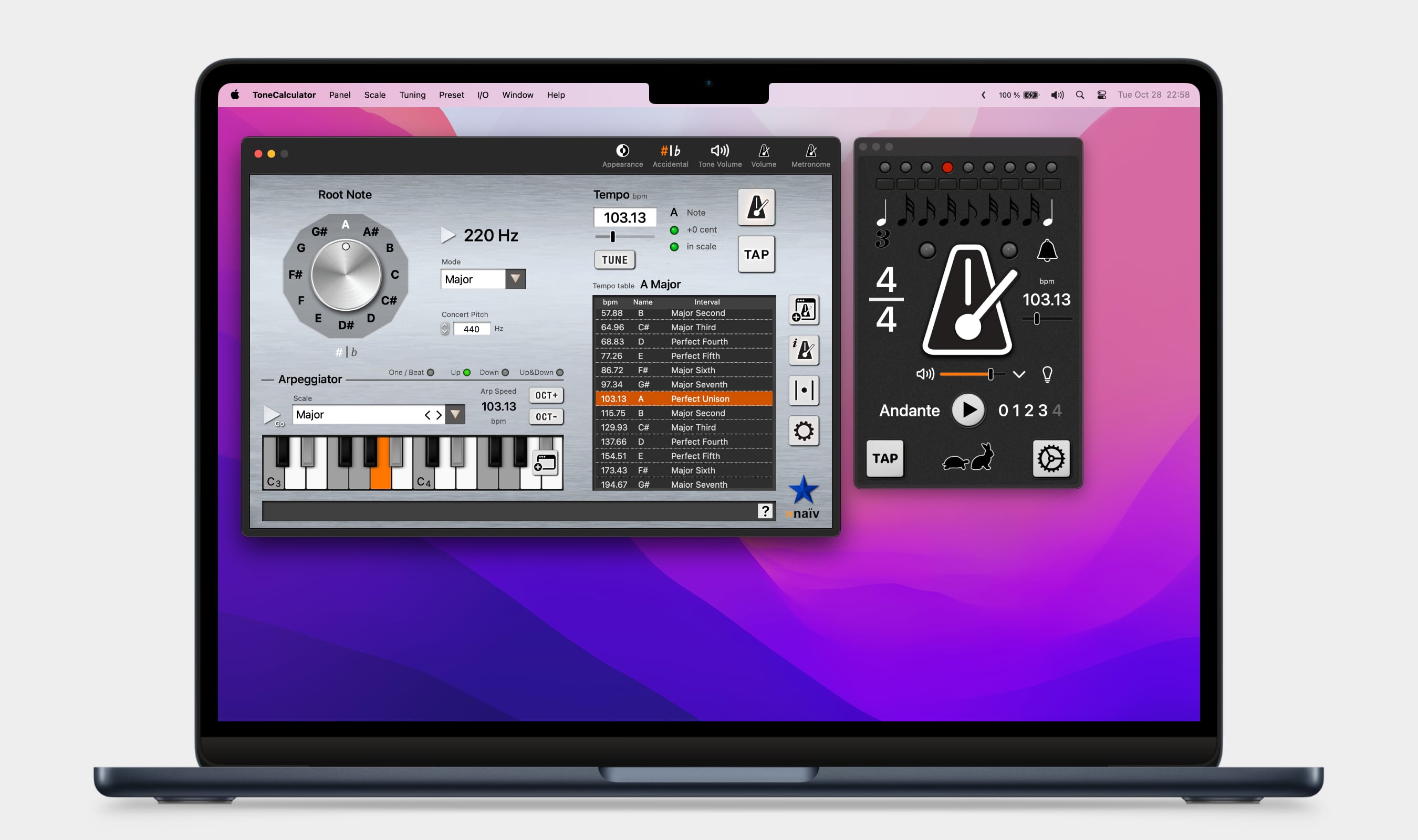 ToneCalculator, Tone Calculator