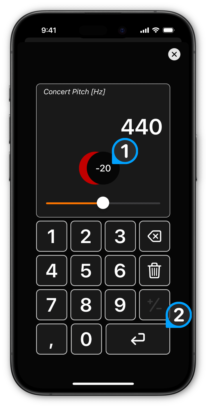 Tuning list screenshot