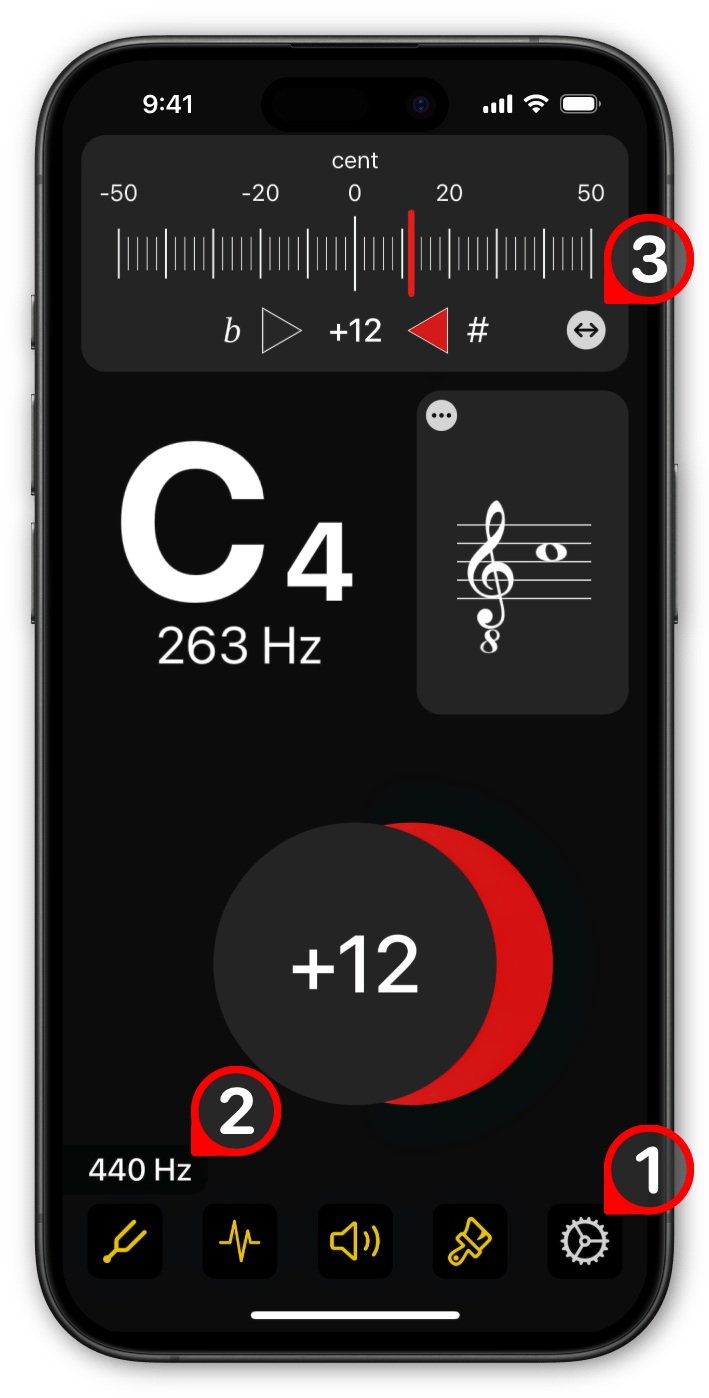 Tuning list screenshot