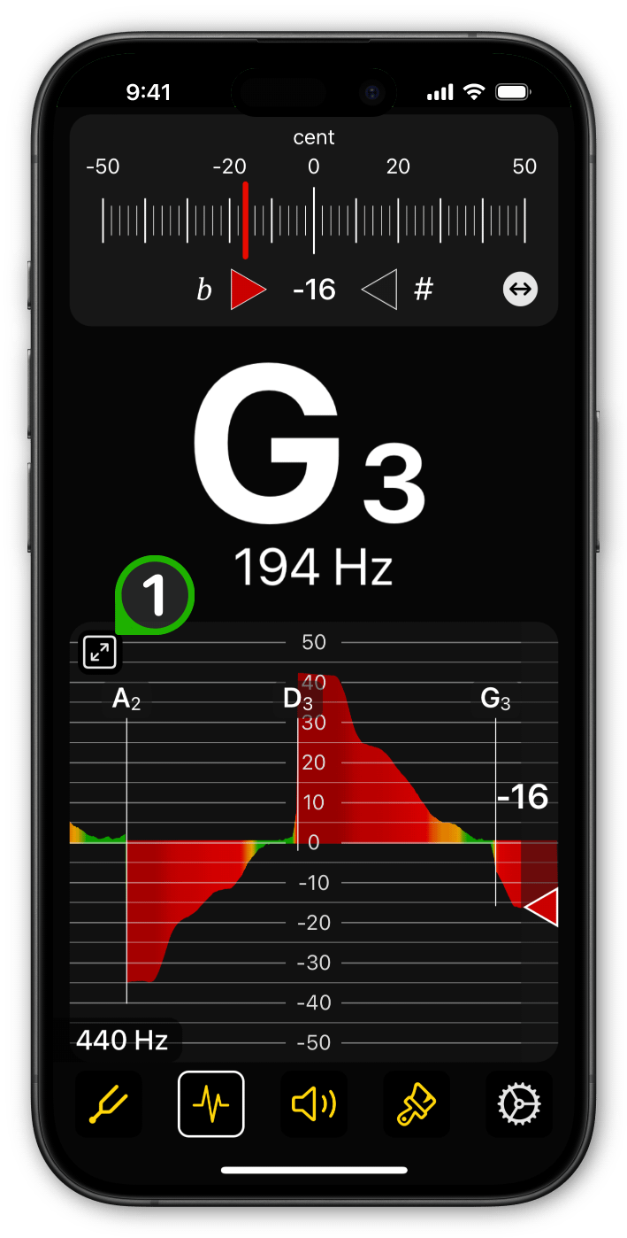 Tuning list screenshot
