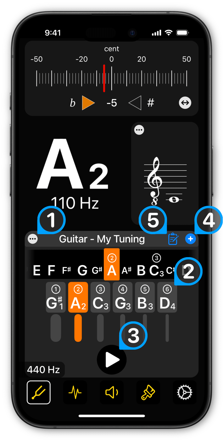 Tuning list screenshot